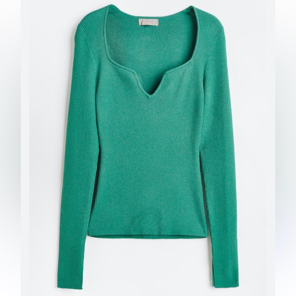 NWT H&M ribbed knit top